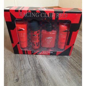 Mirage Brands Racing Club Red 4Pc Gift Set BRAND NEW in box